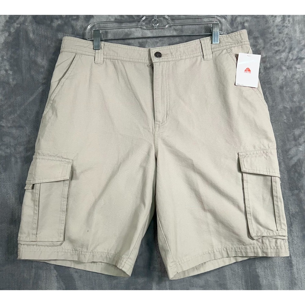 Nike ACG Y2K Cedar Ridge Cargo Shorts Mens 38 New Beige Outdoors Hiking Gorpcore